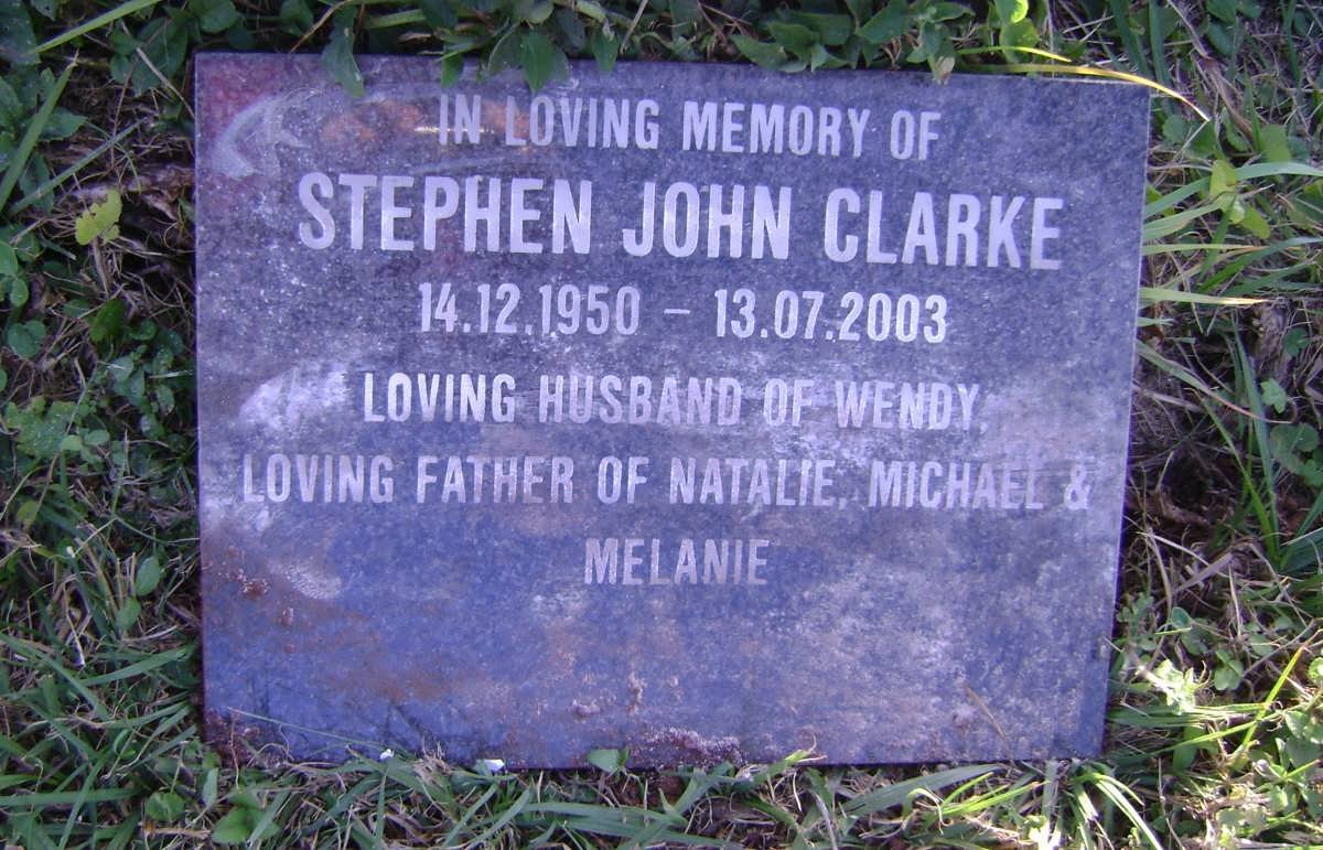 CLARKE Stephen John 1950-2003