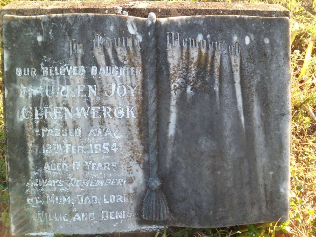 CLEENWERCK Maureen Joy -1954