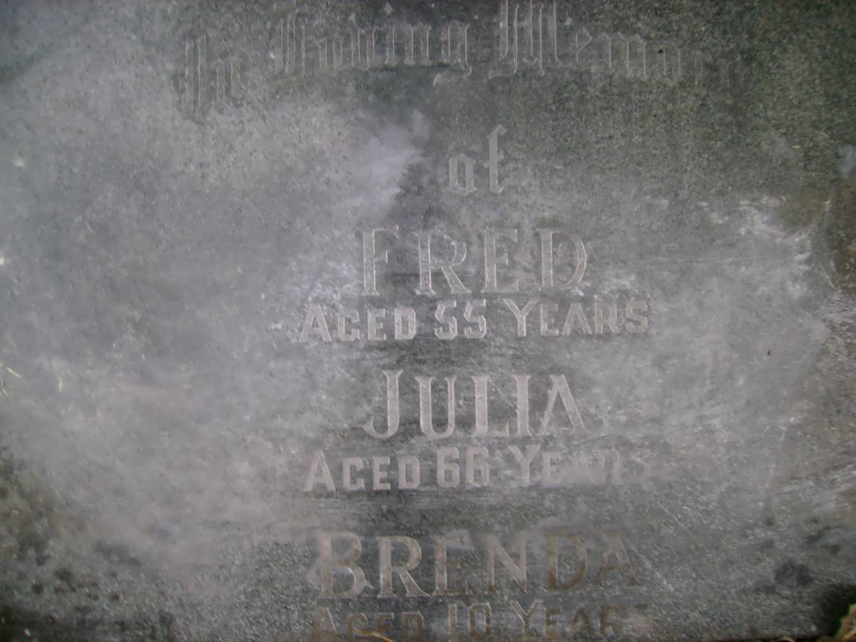 CLARK Fred :: CLARK Julia :: CLARK Brenda