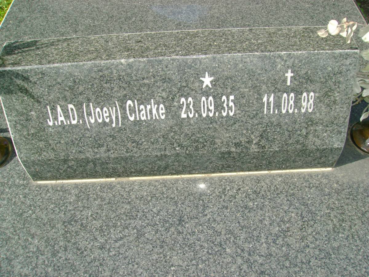 CLARKE J.A.D. 1935-1998 :: CLARKE Gregory W. 1959-1960