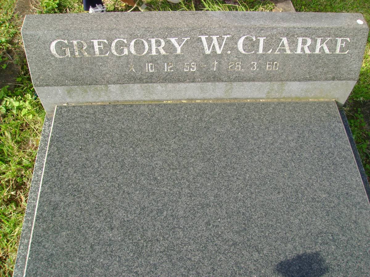 CLARKE J.A.D. 1935-1998 :: CLARKE Gregory W. 1959-1960