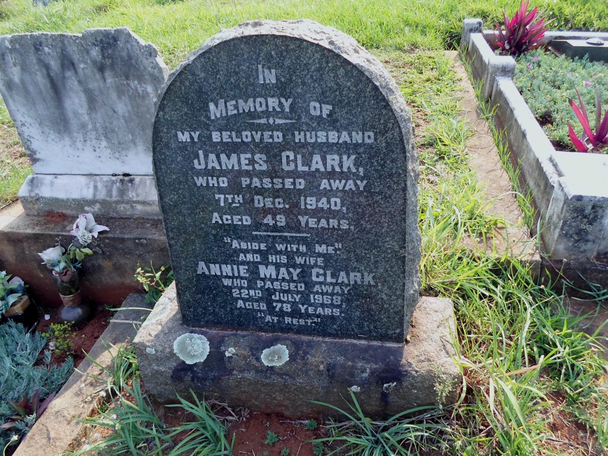 CLARK James -1940 &amp; Annie May -1968