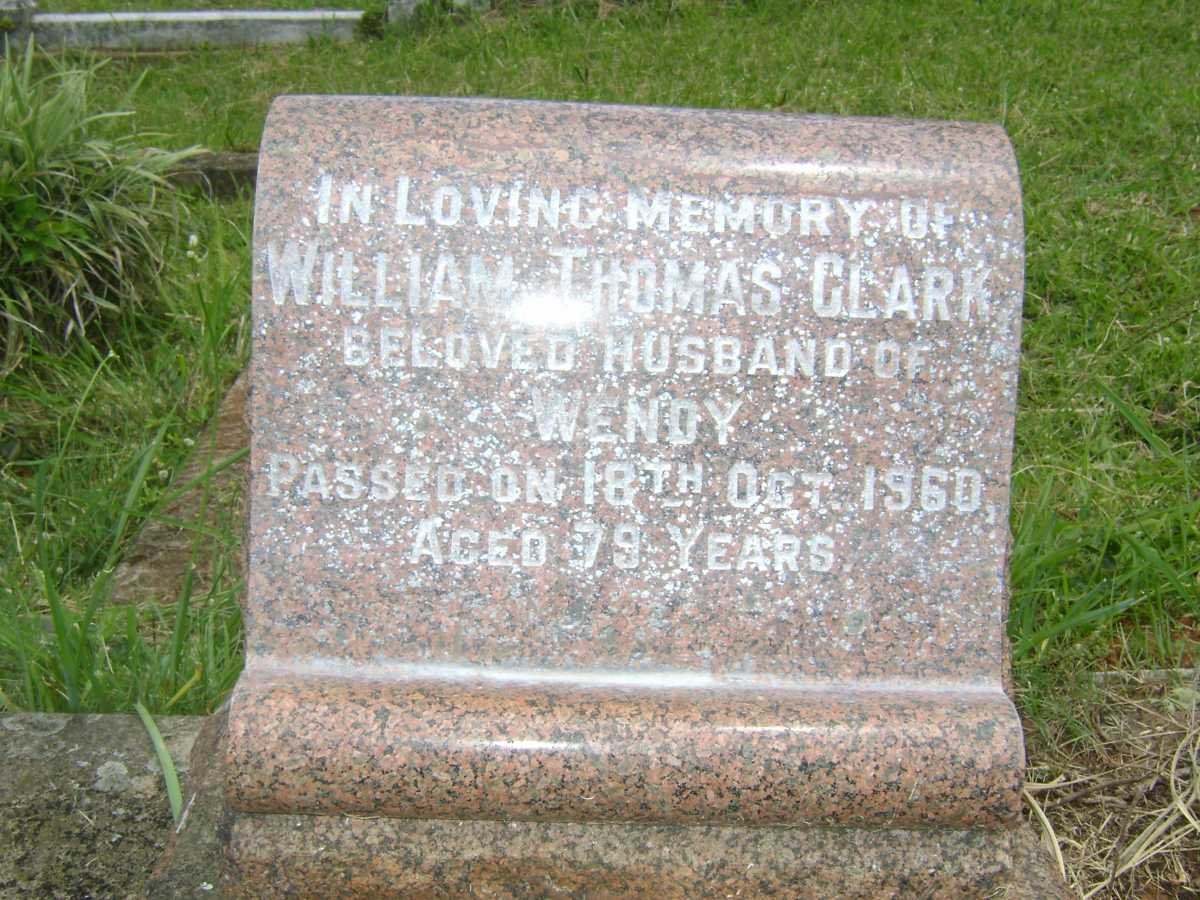 CLARK William Thomas -1960 