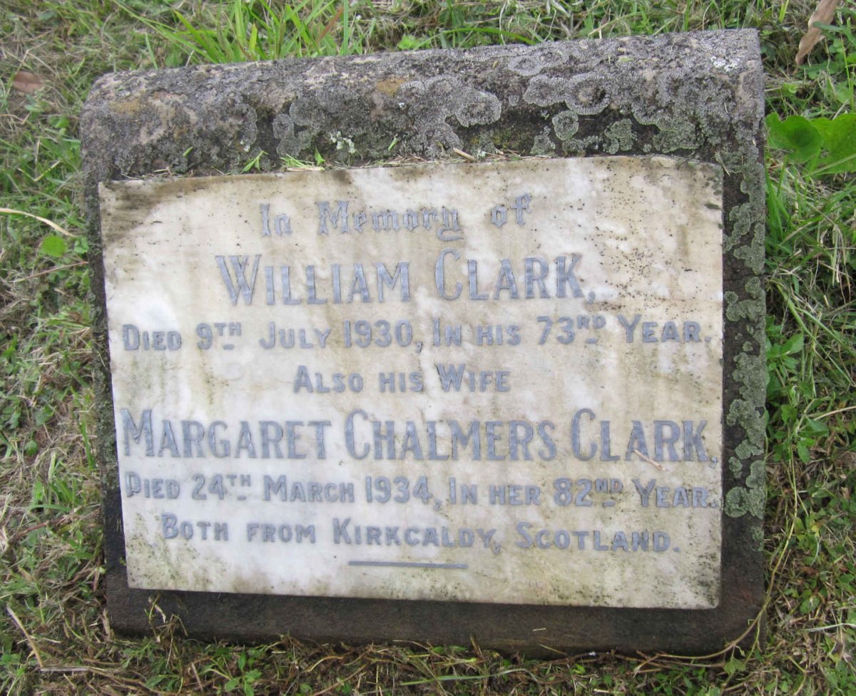 CLARK William -1930 &amp; Margaret Chalmers -1934
