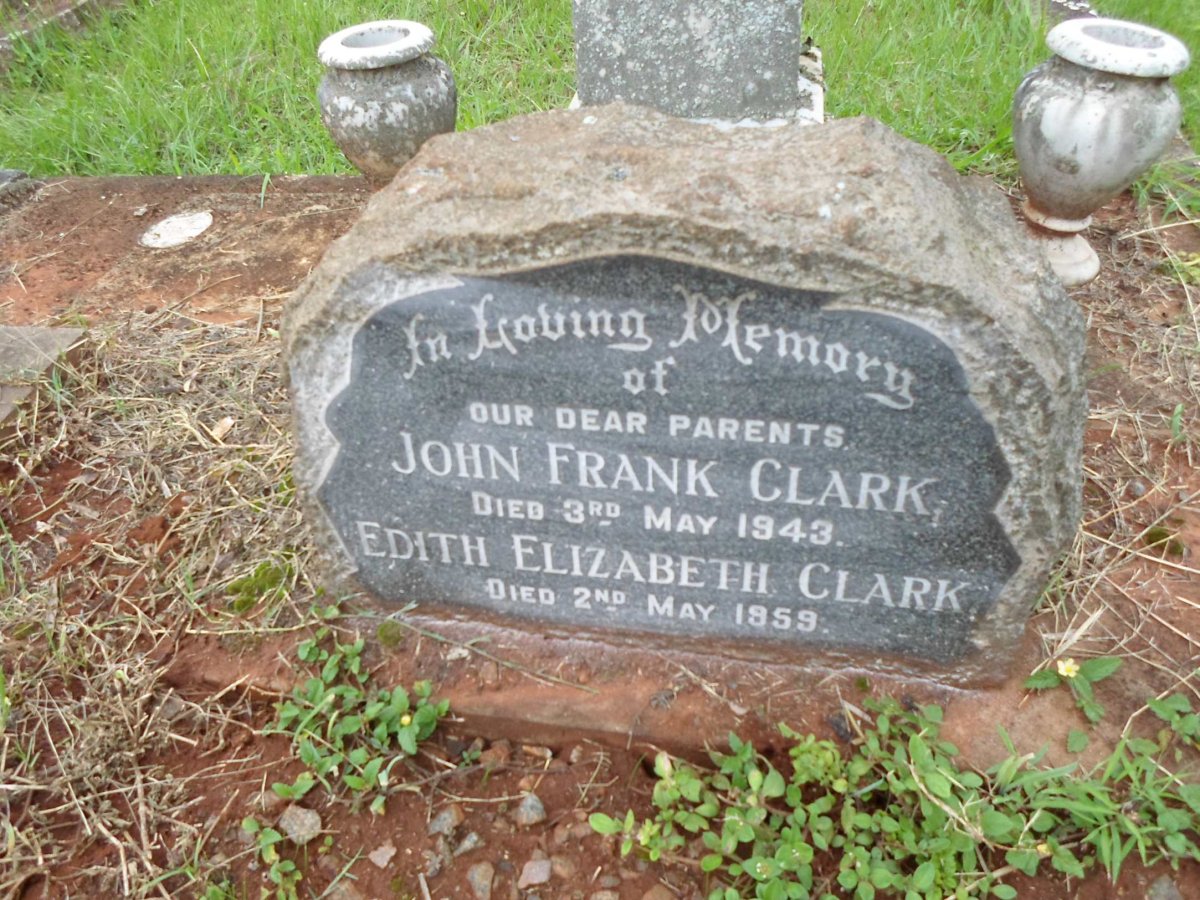 CLARK John Frank -1943 &amp; Edith Elizabeth -1959