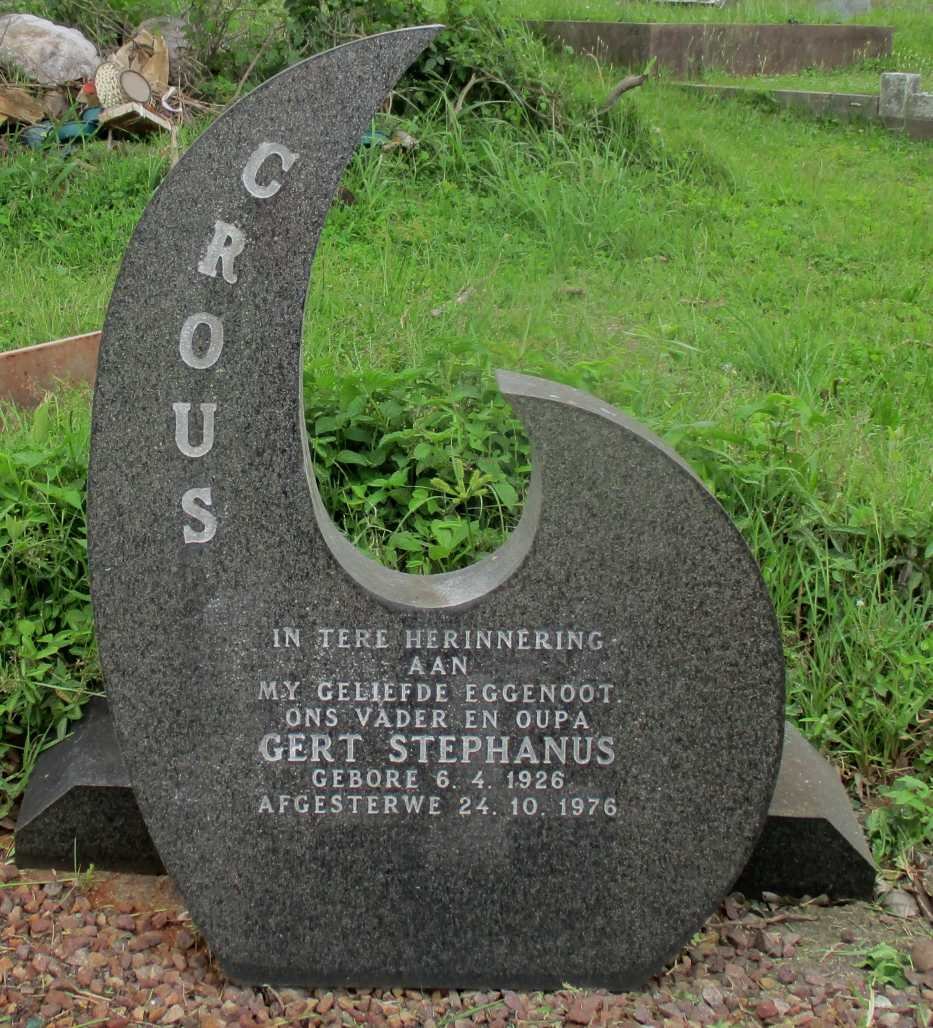 CROUS Gert Stephanus 1926-1976