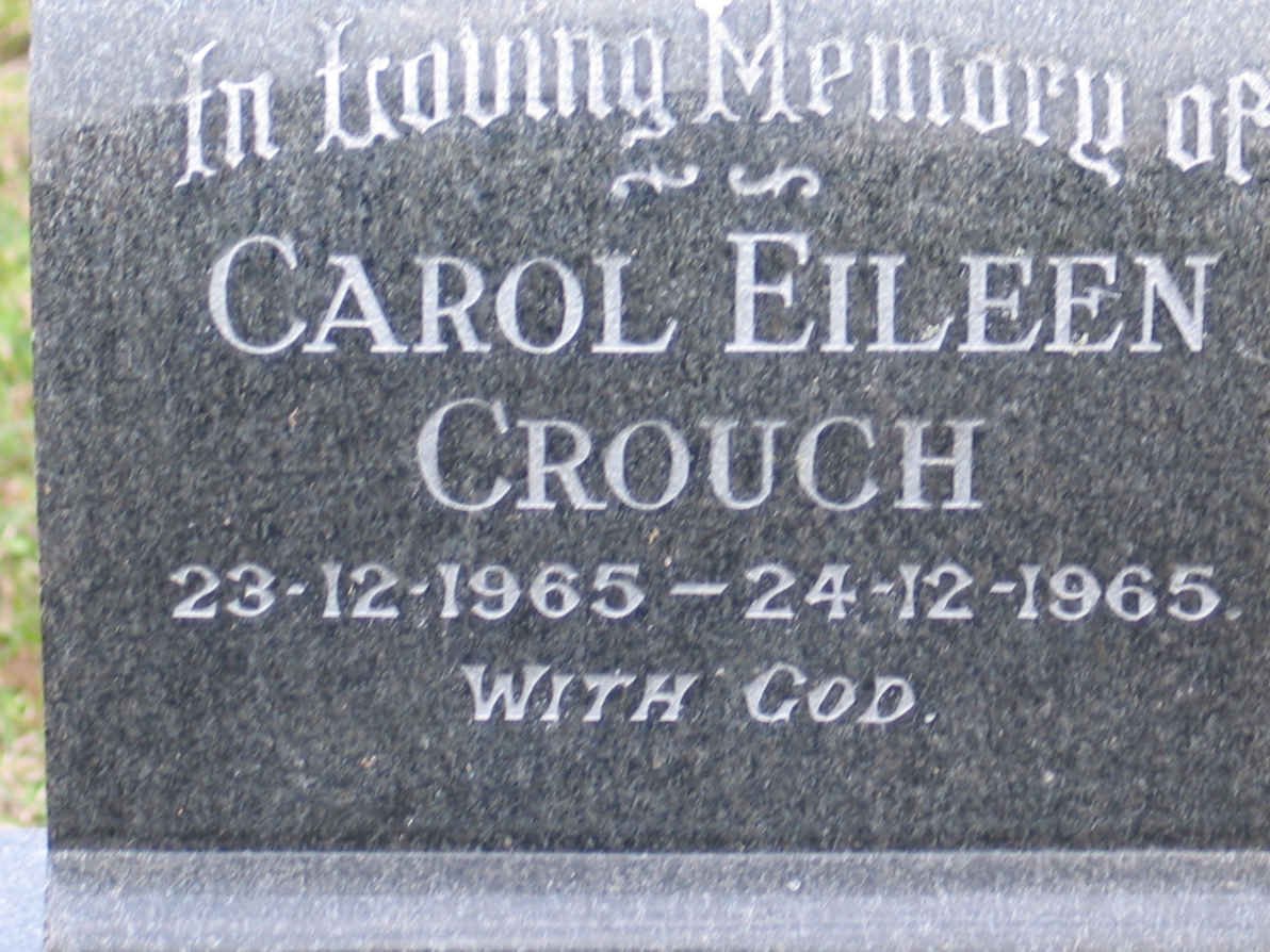 CROUCH Carol Eileen 1965-1965