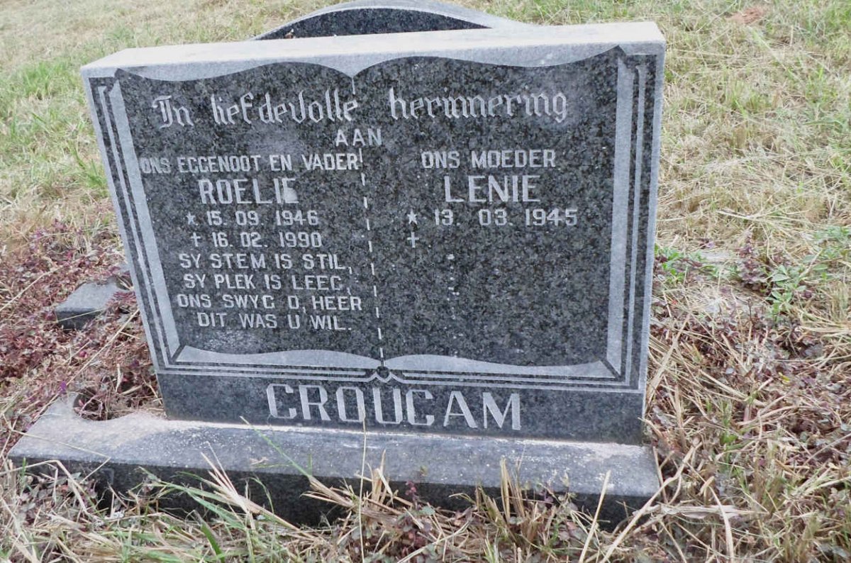 CROUCAM Roelie 1946-1990 &amp; Lenie 1945-