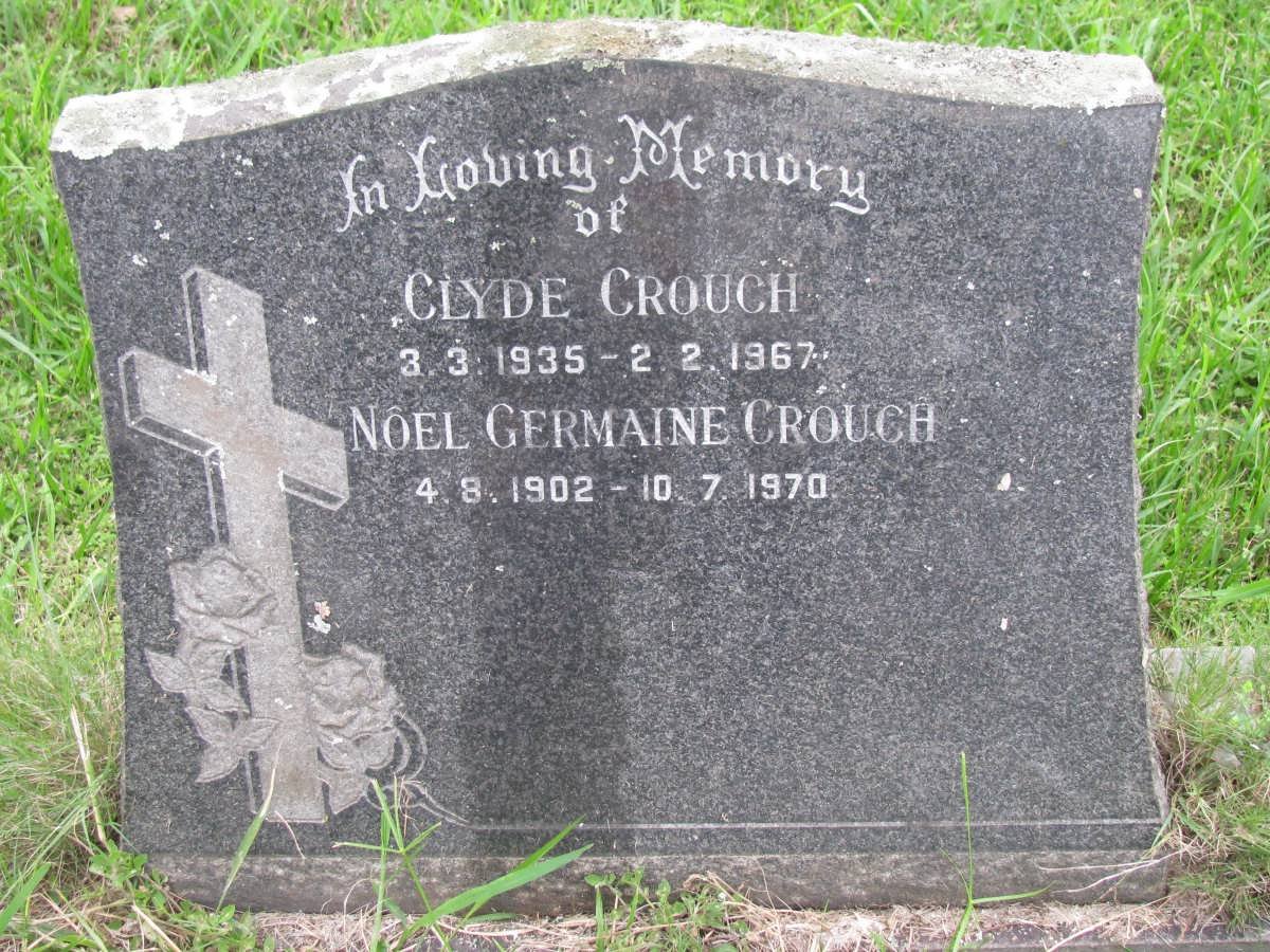 CROUCH Clyde 1935-1967 :: CROUCH Noel Germaine 1902-1970