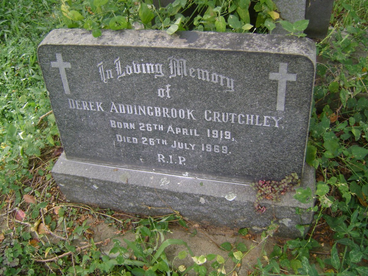 CRUTCHLEY Derek Addingbrook 1919-1969
