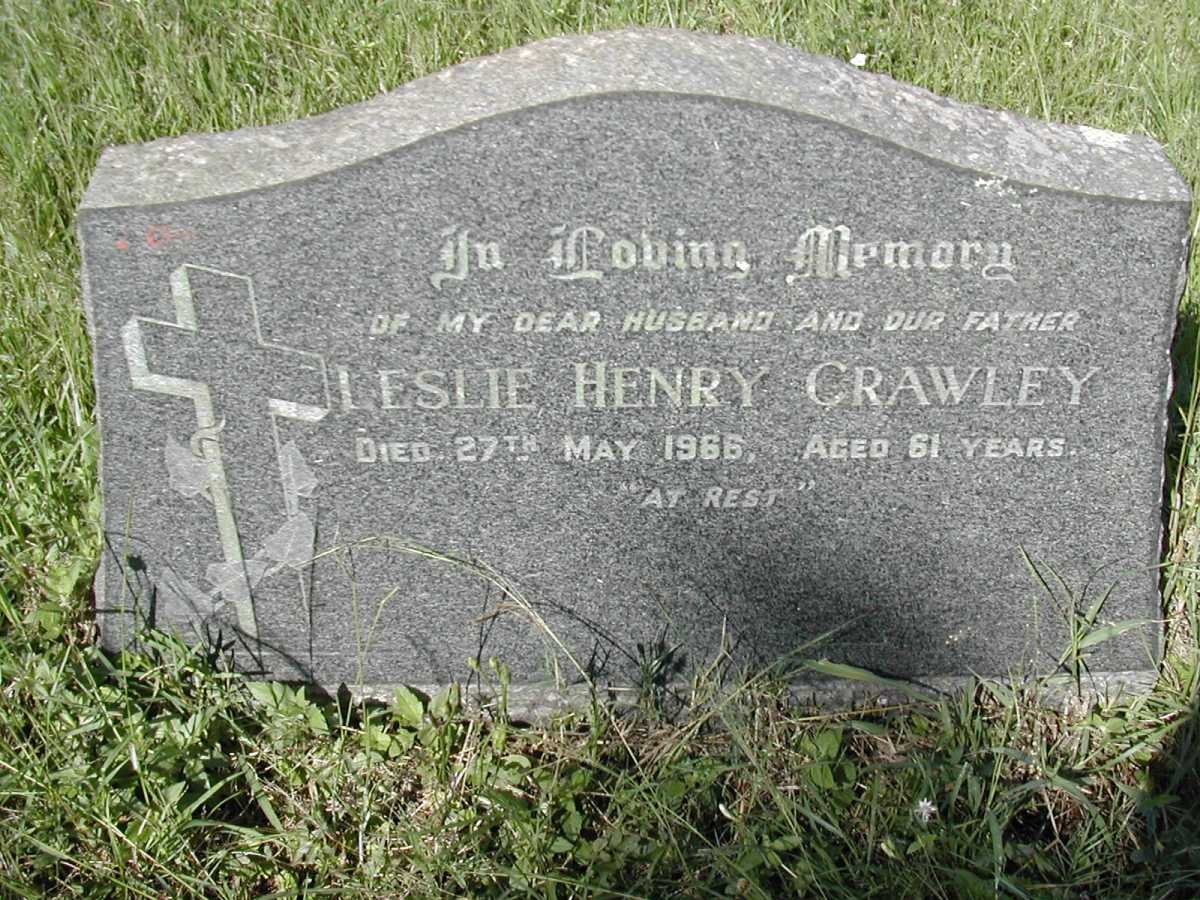 CRAWLEY Leslie Henry -1966