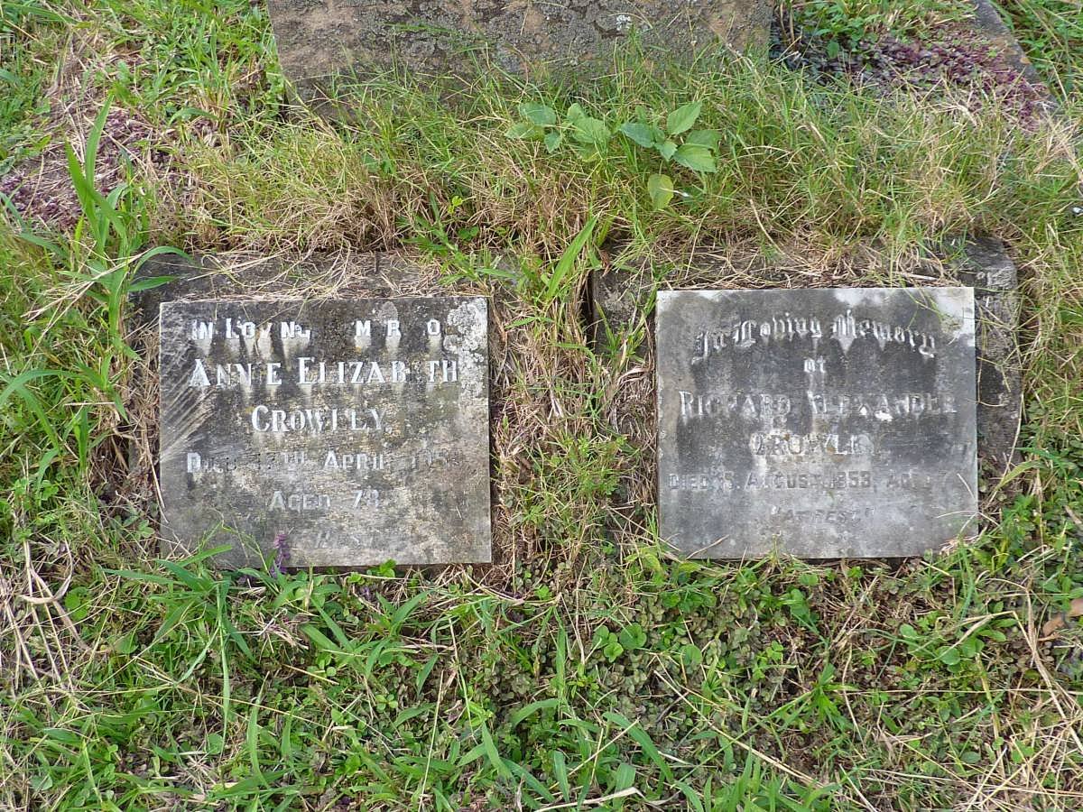 CROWLEY Richard Alexander -1953 &amp; Anne Elizabeth -1950