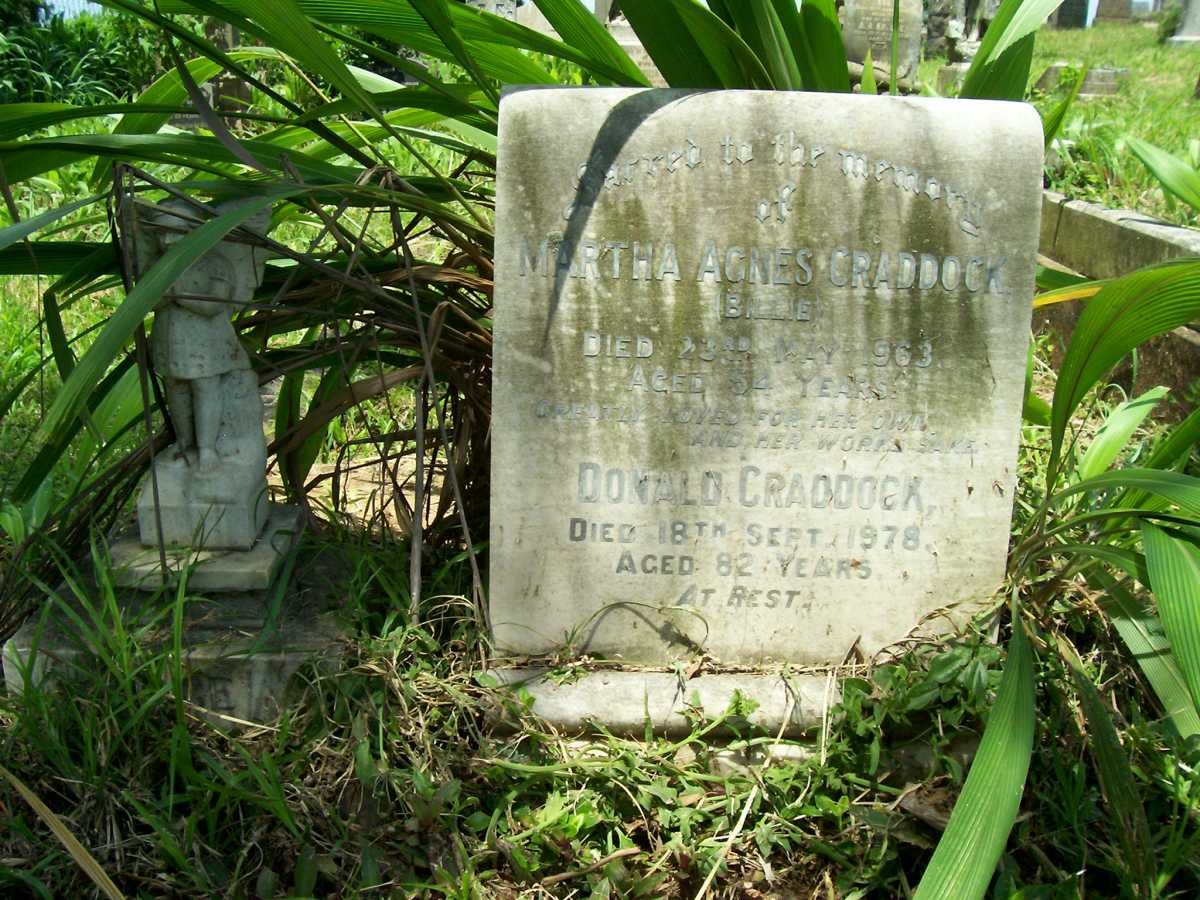 CRADDOCK Donald -1978 &amp; Martha Agnes -1963 :: CRADDOCK Joyce -1928