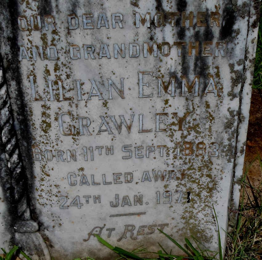 CRAWLEY Lilian Emma 1883-1971