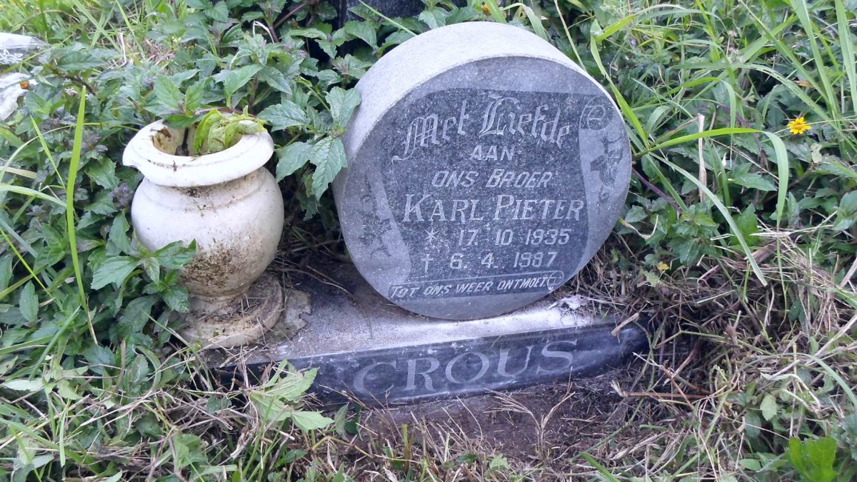 CROUS Karl Pieter 1935-1987