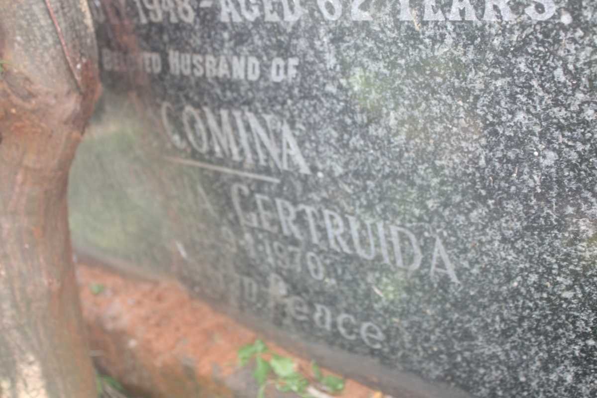 CRAMENT John Godfrey -1948 &amp; Jacomina Gertruida -1970