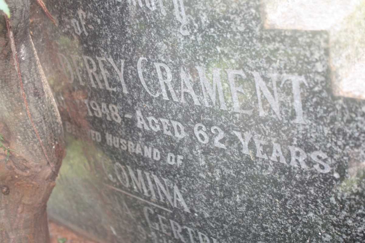 CRAMENT John Godfrey -1948 &amp; Jacomina Gertruida -1970
