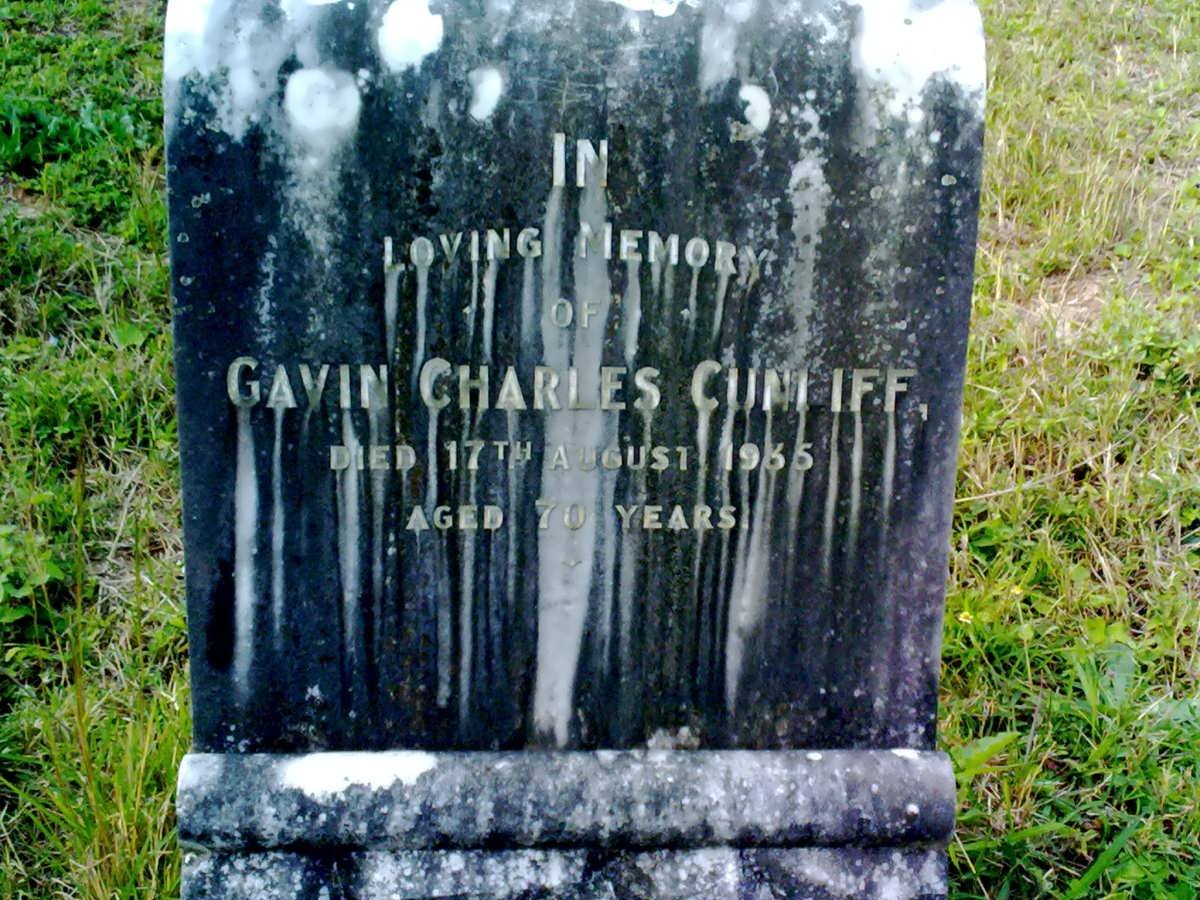 CUNLIFF Gavin Charles -1935