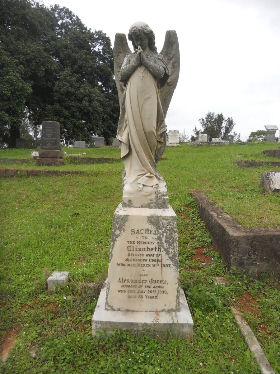 CURRIE Alexander Jurrie -1939 &amp; Elizabeth -1927