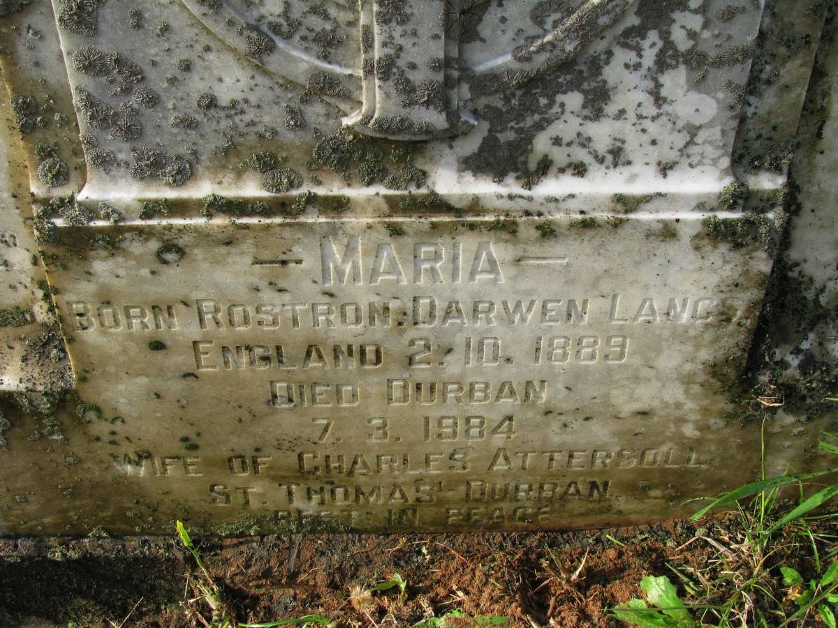 CUMMINGS Edith nee HEATON 1865-1935 :: WARING Robert Halle 1896-1980 :: ATTERSOLL Maria 1889-1984