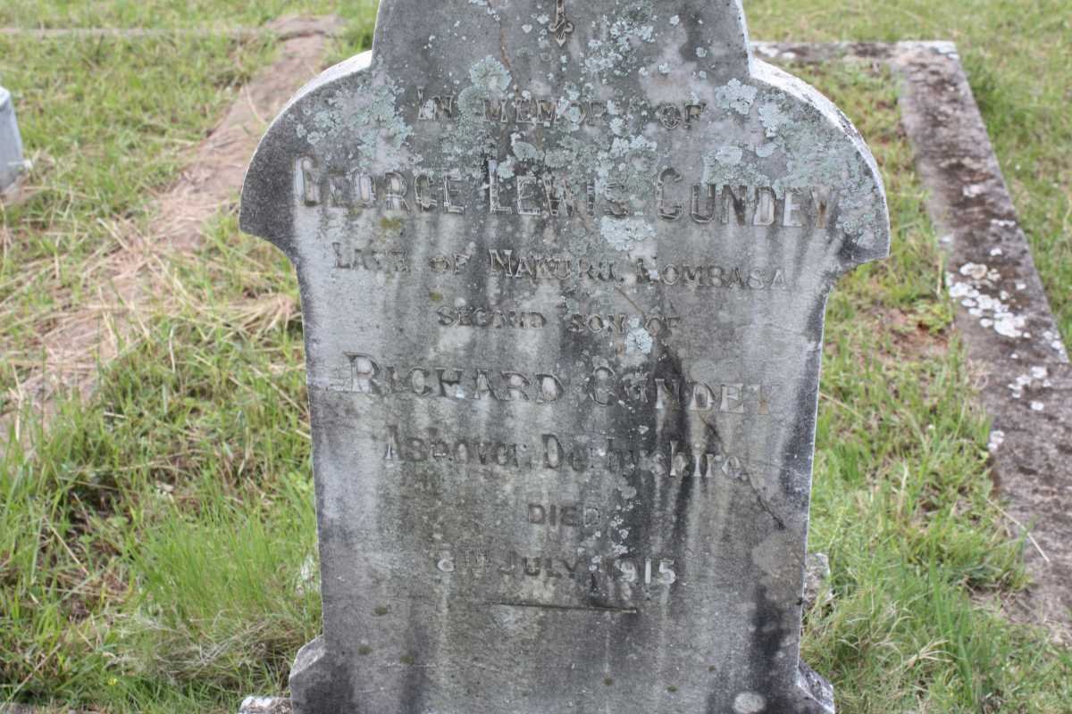 CUNDEY George Lewis -1915