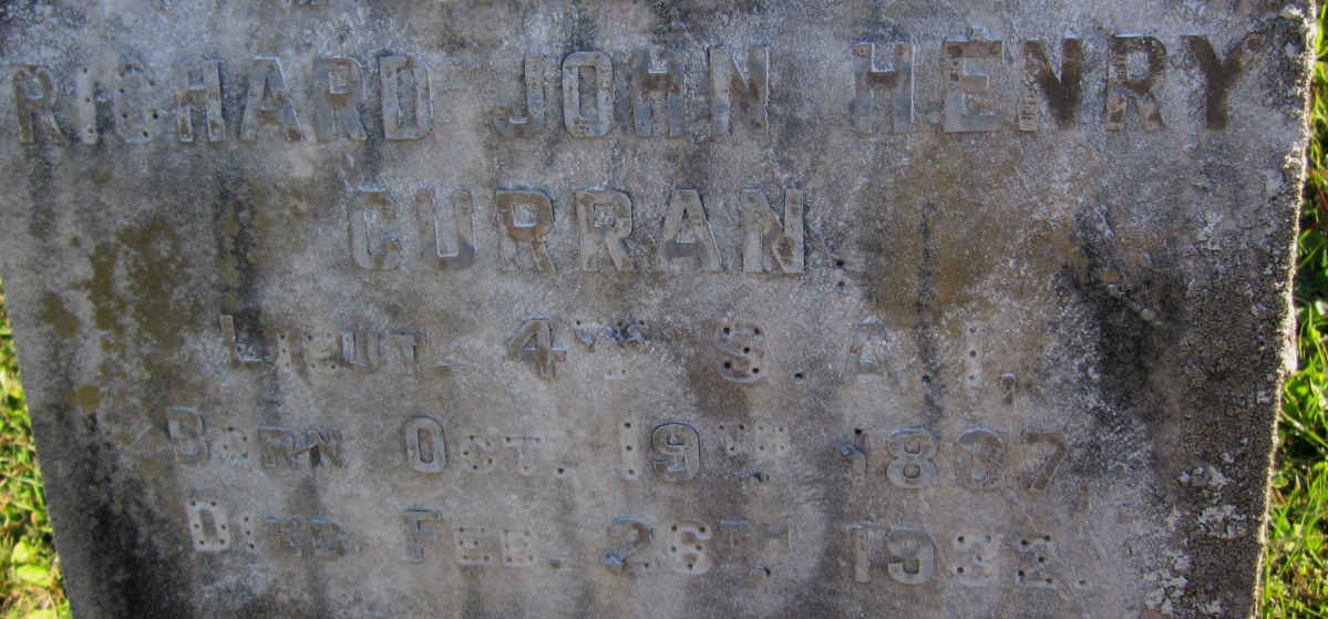 CURRAN Richard John Henry 18?7-1932