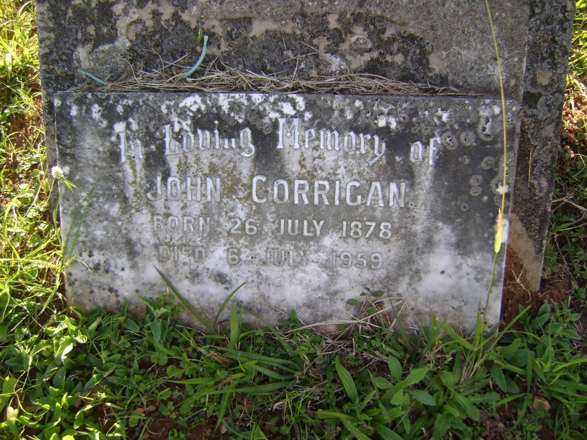 CORRIGAN John 1878-1959