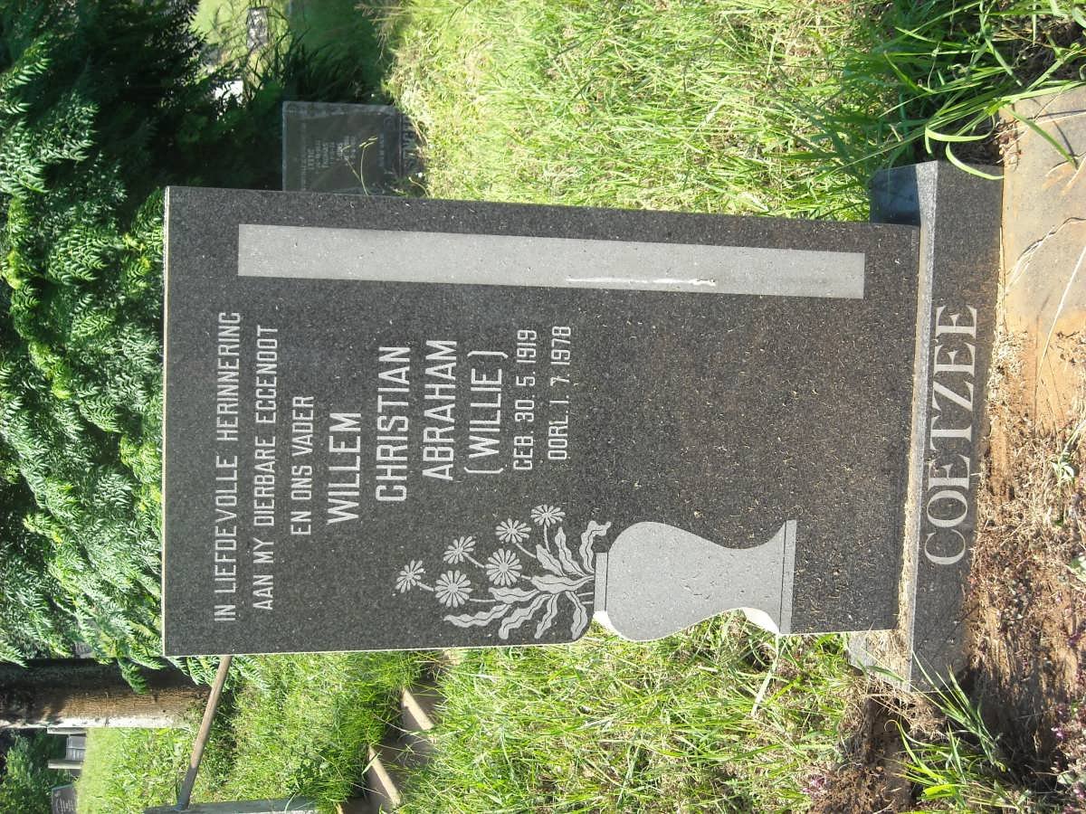 COETZEE Willem Christian Abraham 1919-1978