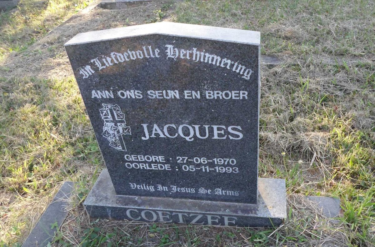 COETZEE Jacques 1970-1993