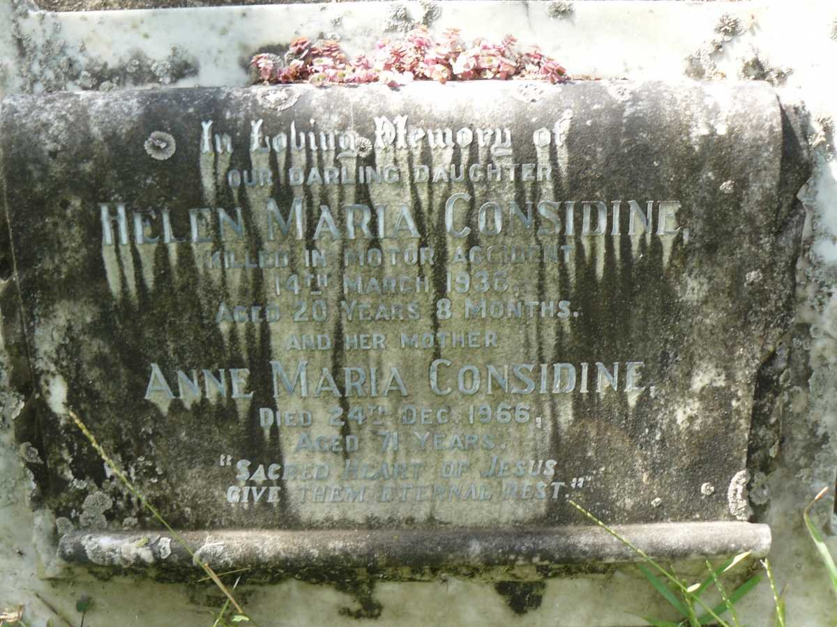 CONSIDINE Helen Maria -1936 :: CONSIDINE Anne Maria -1966