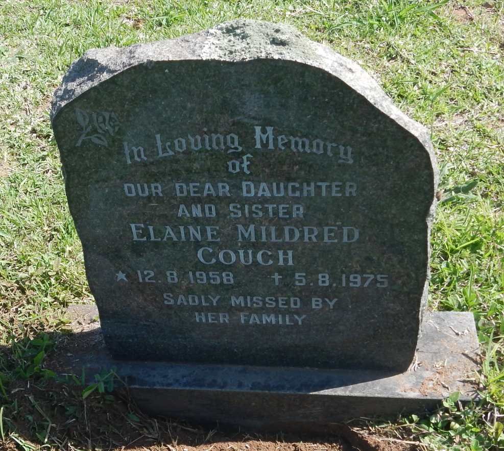 COUCH Elaine Mildred 1958-1975