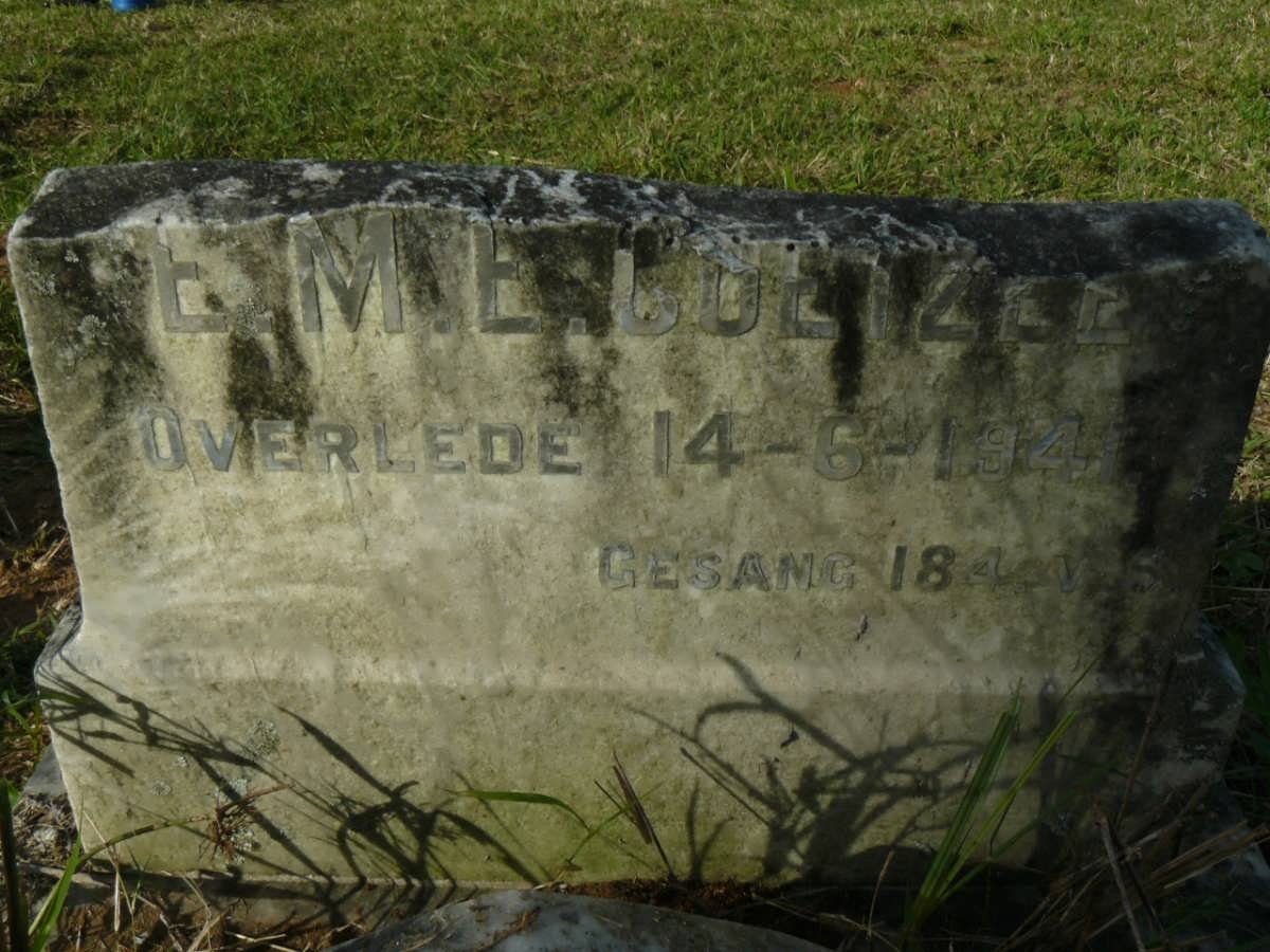 COETZEE Eva Maria Elizabeth -1941