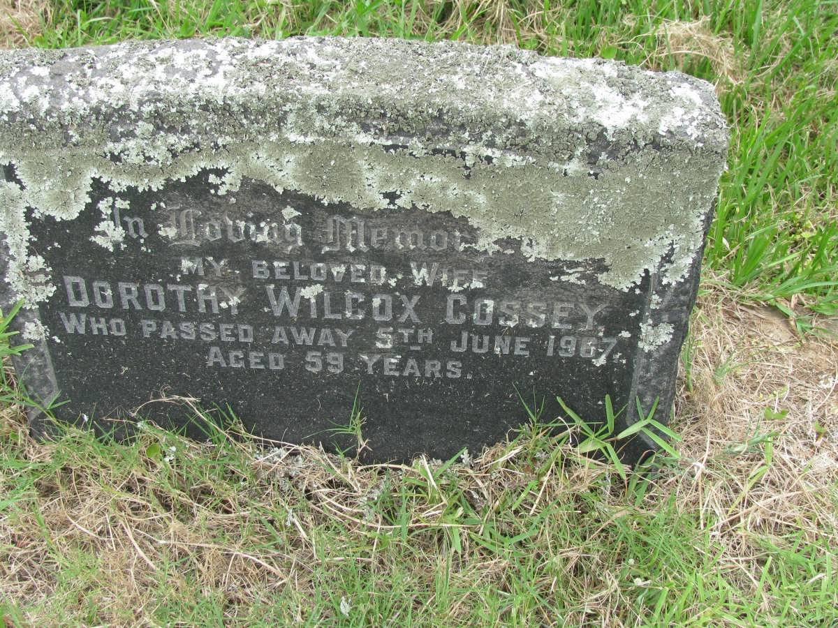 COSSEY Dorothy Wilcox -1967
