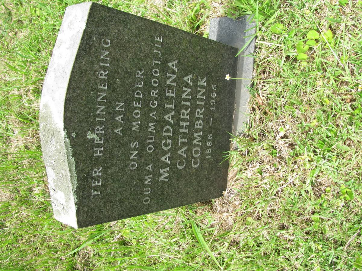 COMBRINK Magdalena Cathrina 1886-1965