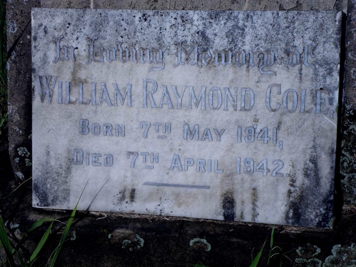 COLE William Raymond 1941-1942