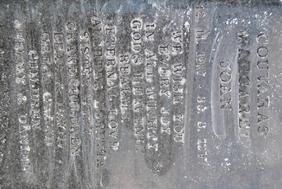 COUVARAS Margaret Joan 1917-1997