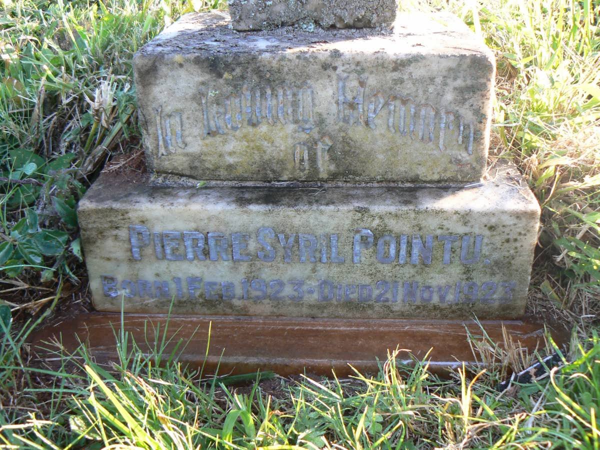 COINTU Pierre Syril 1923-1923