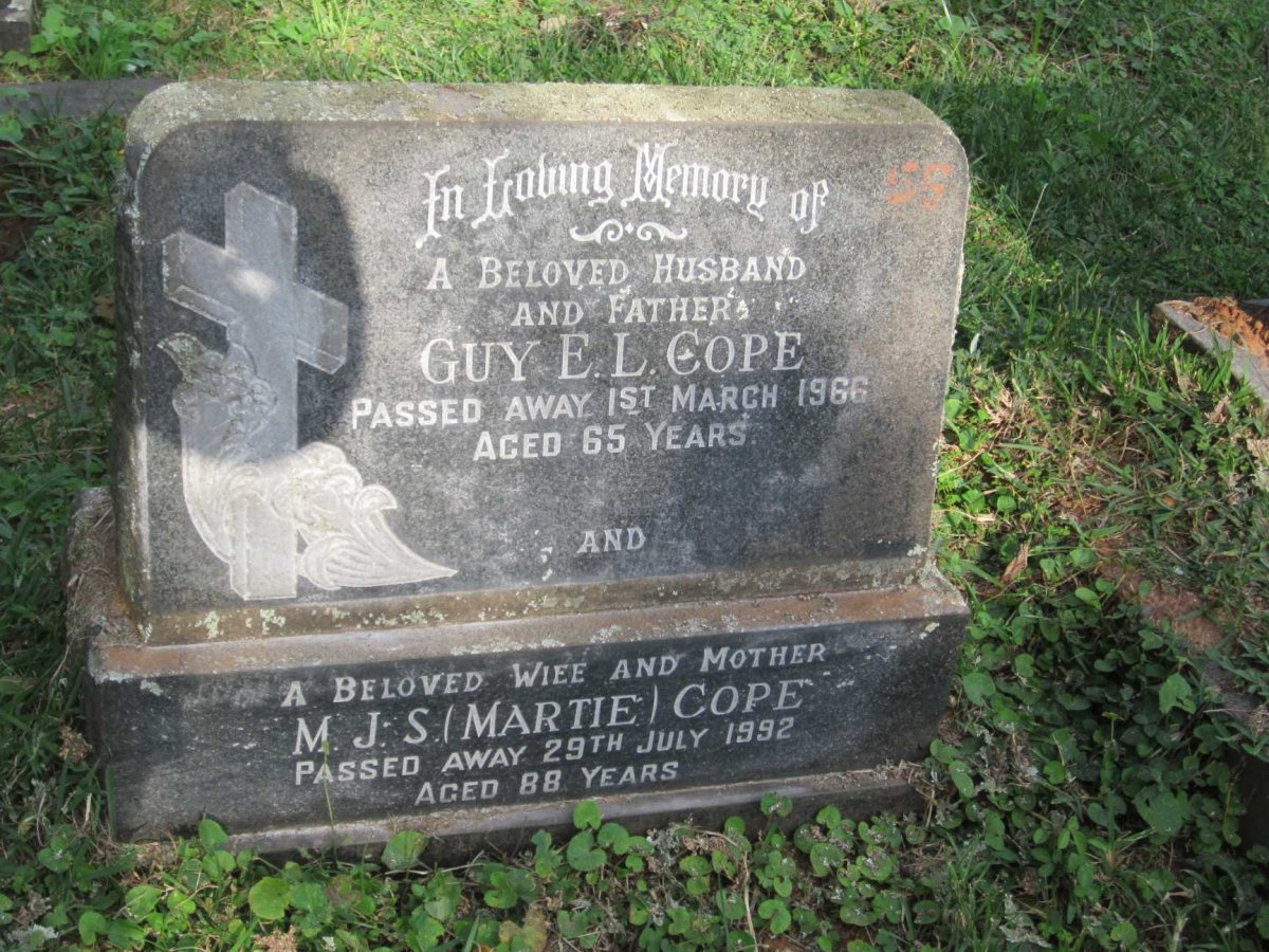 COPE Guy E.L. -1966 &amp; M.J.S. -1992