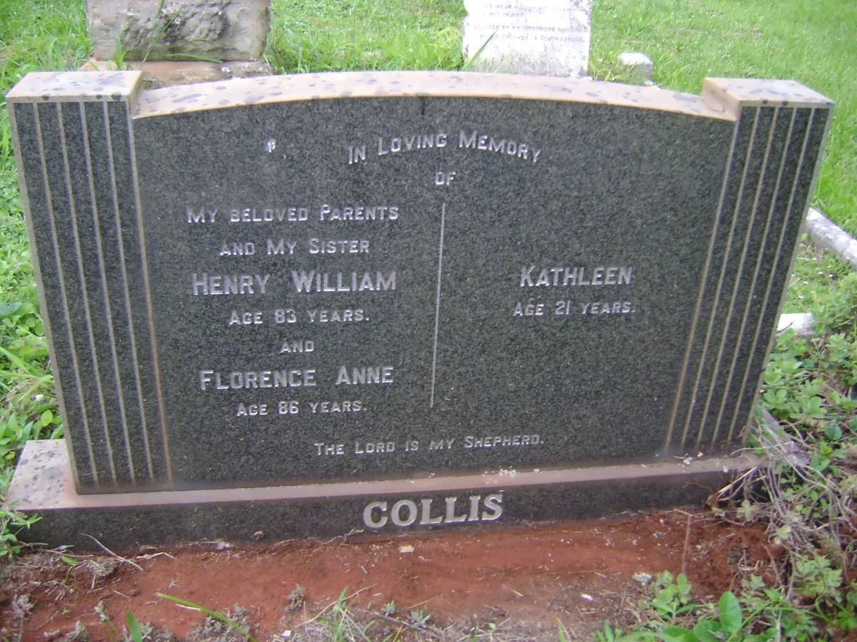 COLLIS Henry William &amp; Florence Anne :: COLLIS Kathleen