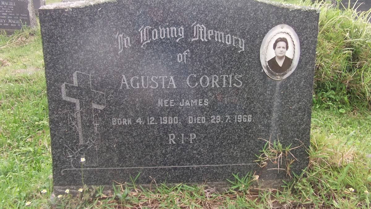CORTIS Agusta nee JAMES 1900-1966
