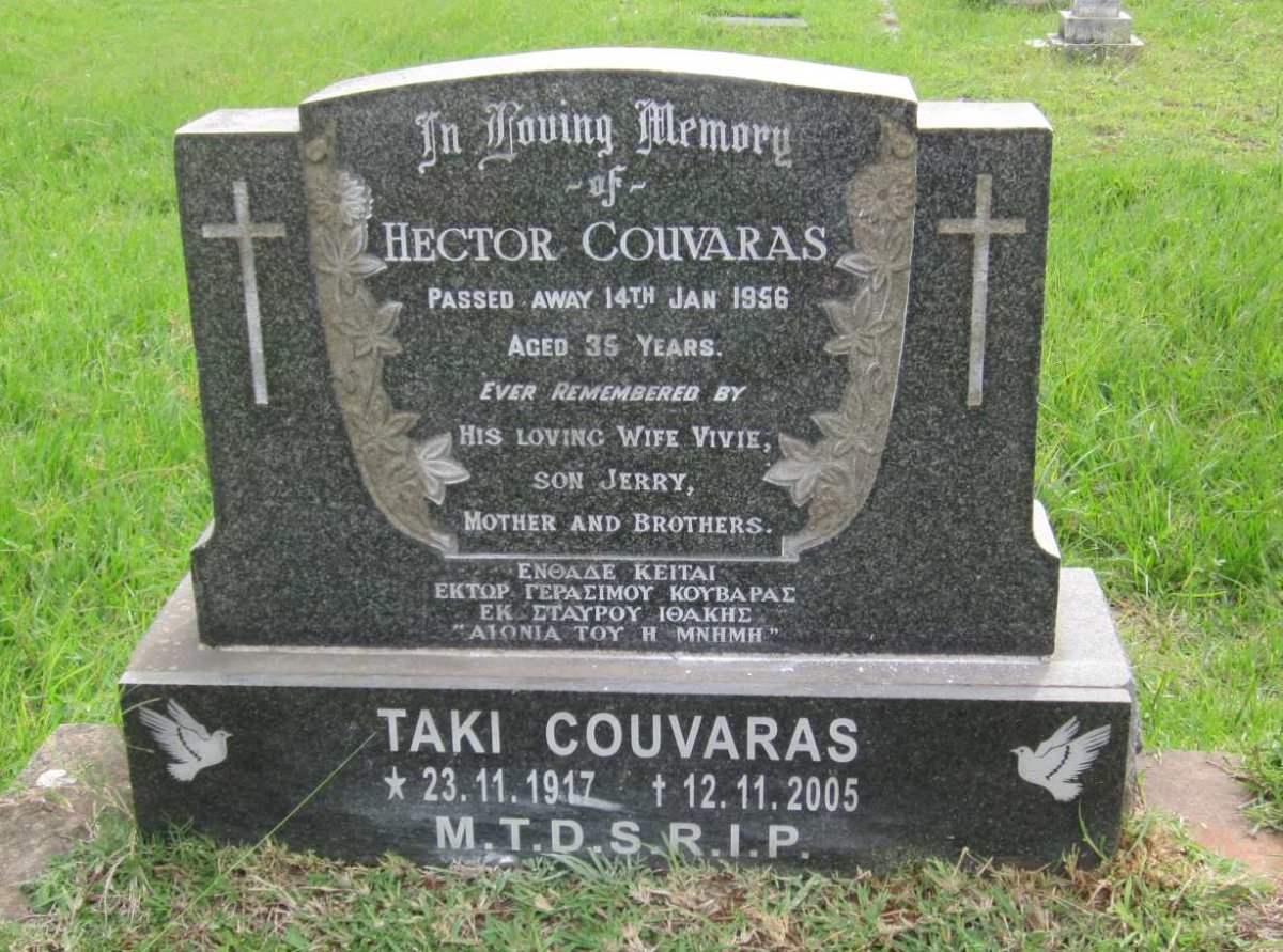 COUVARAS Hector -1956 :: COUVARAS Taki 1917-2005