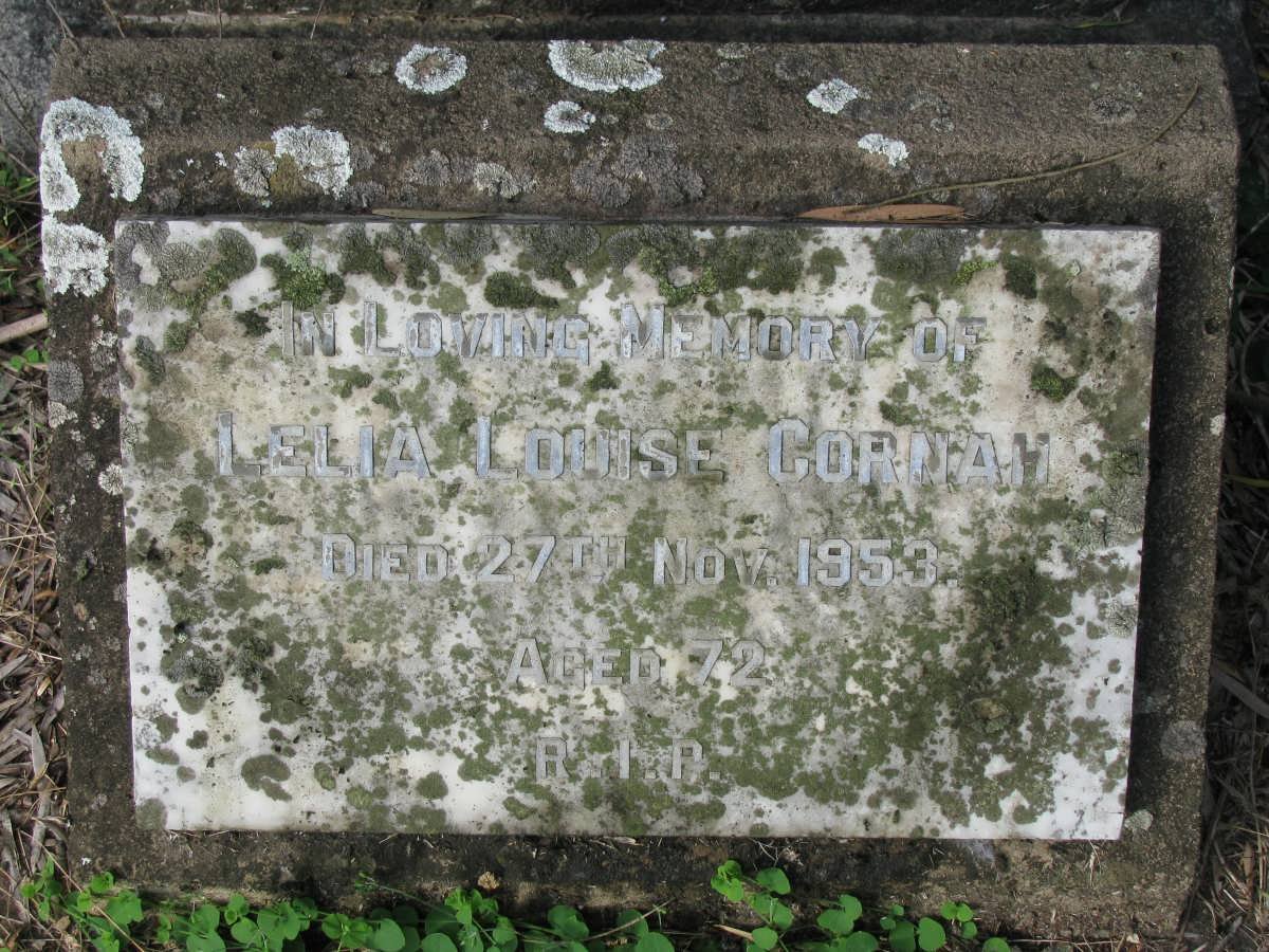 CORNAH Lelia Louise -1953