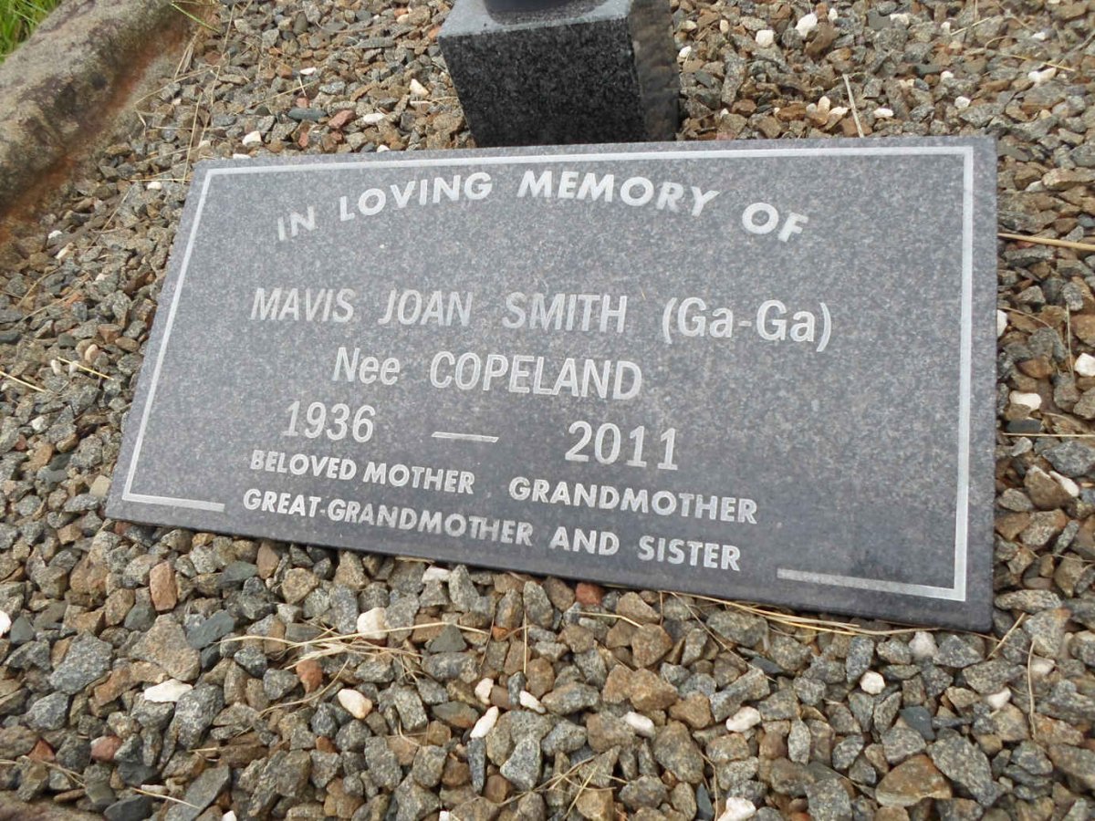 SMITH Mavis Joan nee COPELAND 1936-2011