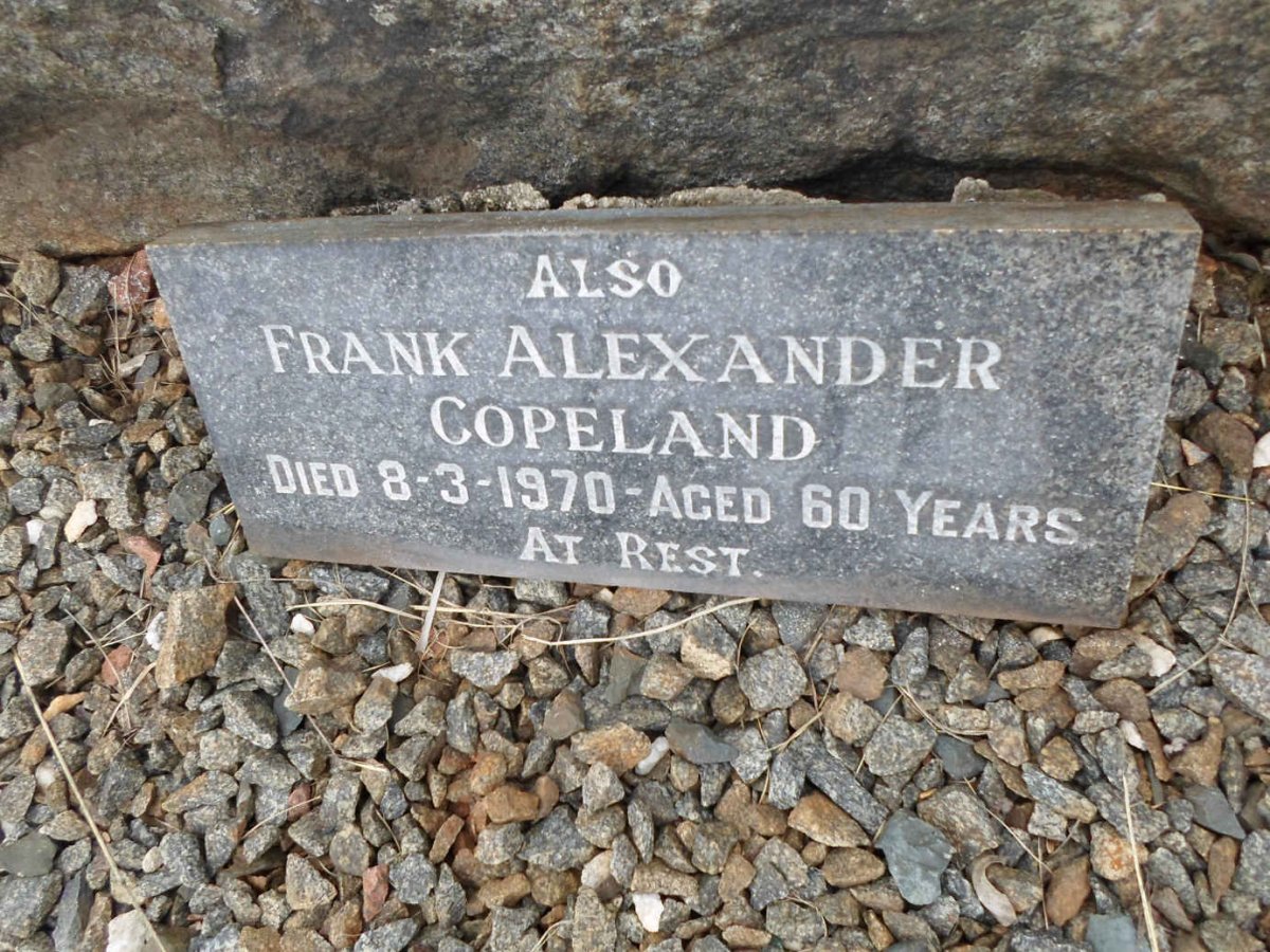 COPELAND Frank Alexander -1970