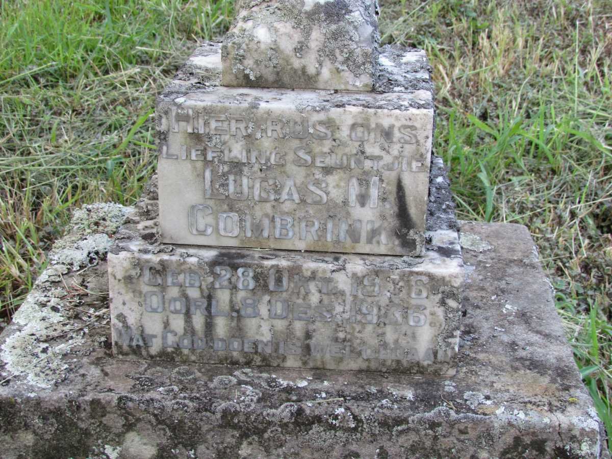 COMBRINK Lucas M. -1936-1936