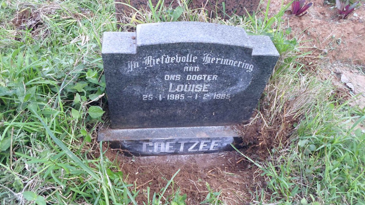 COETZEE Louise 1985-1985
