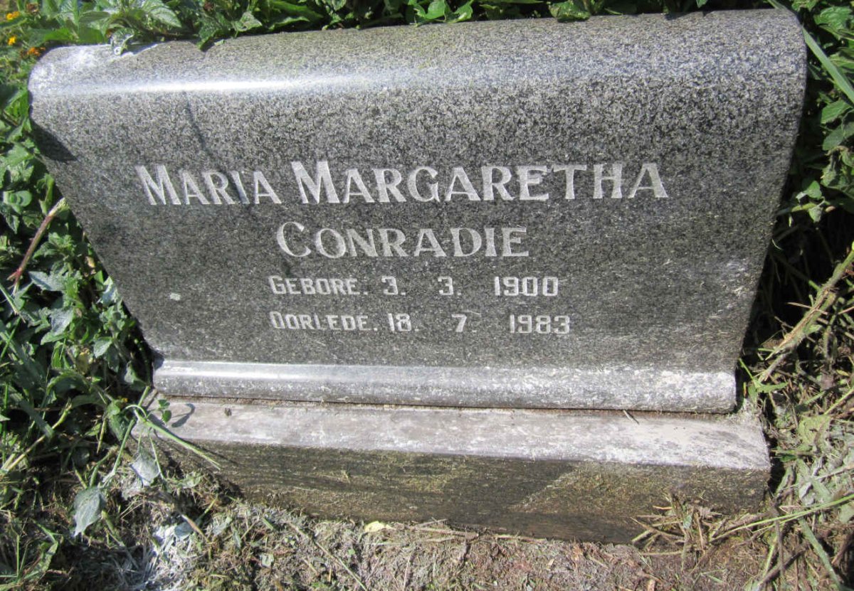 CONRADIE Maria Margaretha 1900-1983