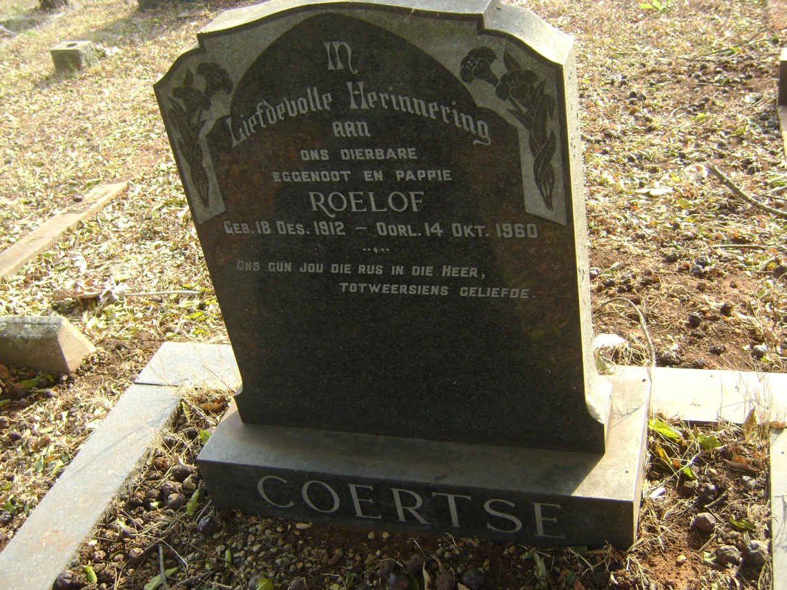 COERTSE Roelof 1912-1960