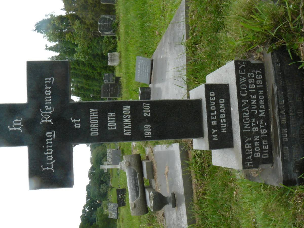 COWEY Harry Ingram 1893-1967 &amp; Edith Atherstone 1884-1972 :: ATKINSON Dorothy Edith 1909-2007