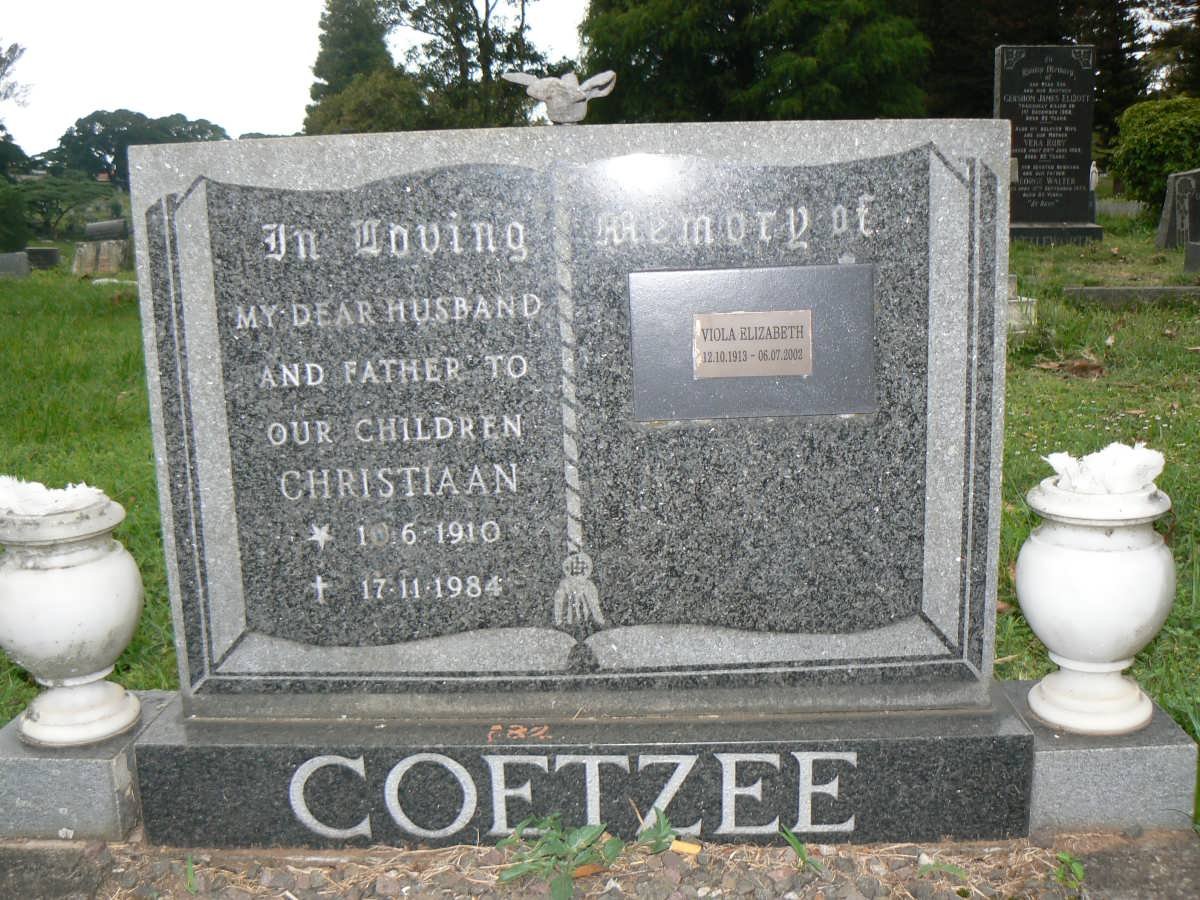 COETZEE Christiaan 1910-1984